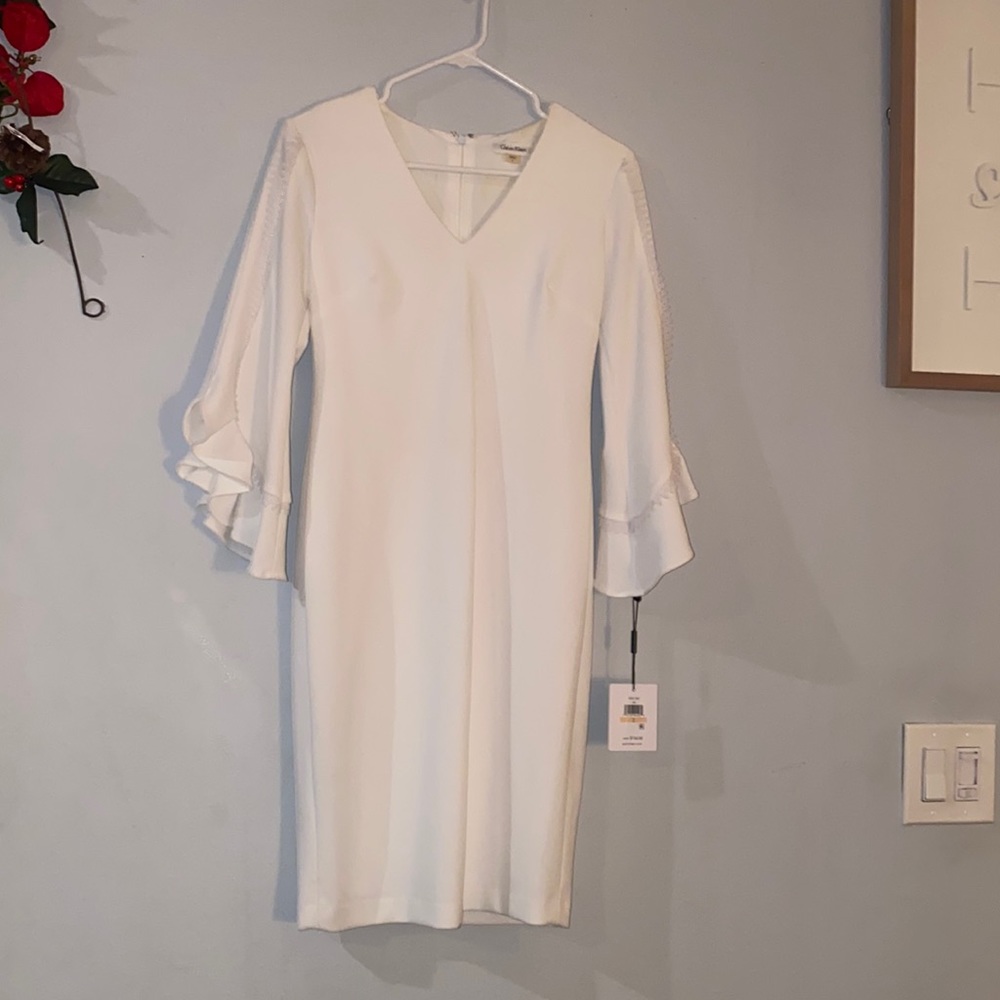 Calvin Klein white dress